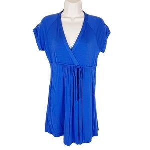 Robin Piccone Cover Up Dress Blue Size Small